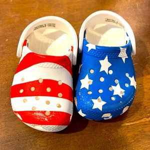 4th of July Baby Crocs